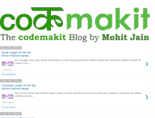 Tablet Screenshot of codemakit.com